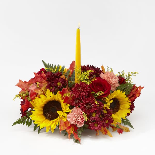 Giving Thanks Candle Centerpiece