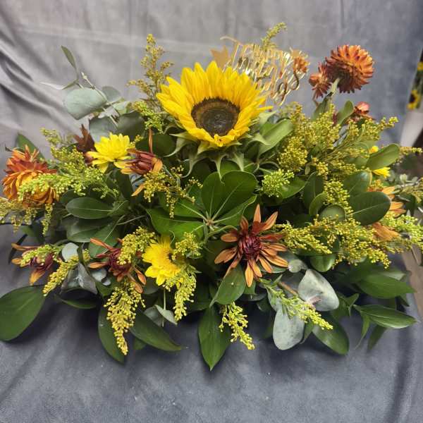 Family Feast Sunflower Centerpiece