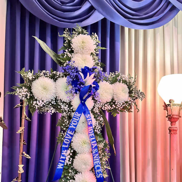 Floral Cross [Funeral Arrangement]