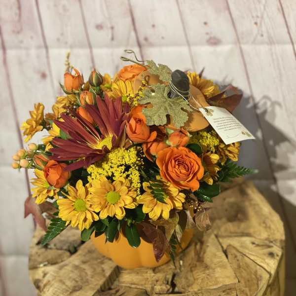Leo’s Pumpkin Centerpiece