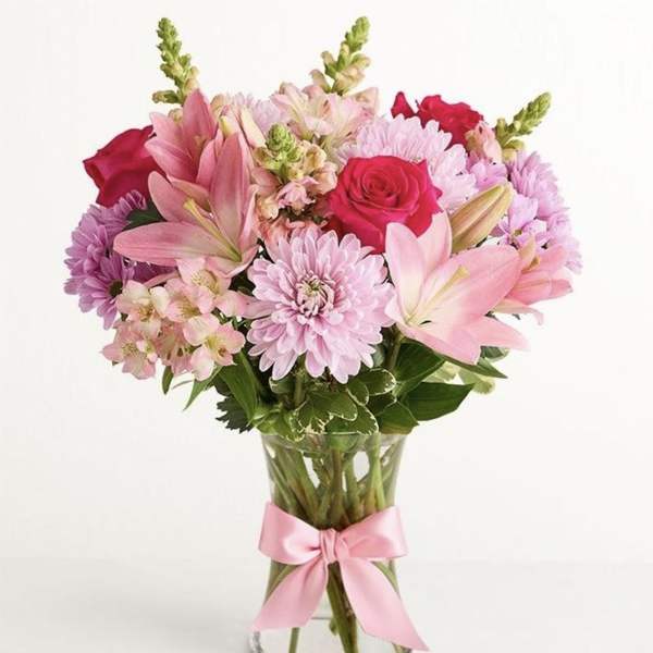 MIX FLOWERS GLASS /1