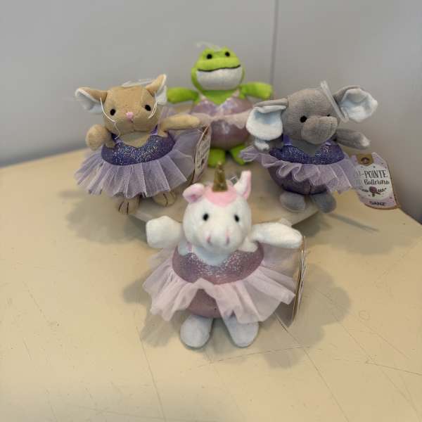 Mini Plush Ballerina Animals