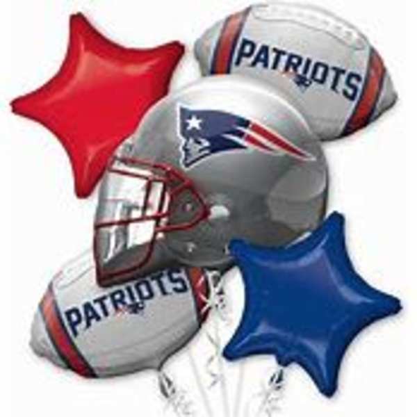 New England Patriots NFL Anagram Balloon Bouquet Birthday Decoration Football