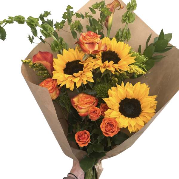 Sunflower Wrapped Bouquet
