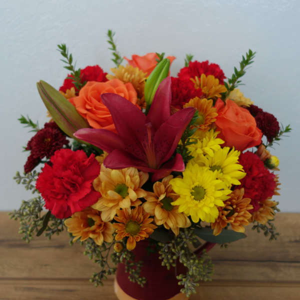 Autumn Seasonal Flowers Pitcher