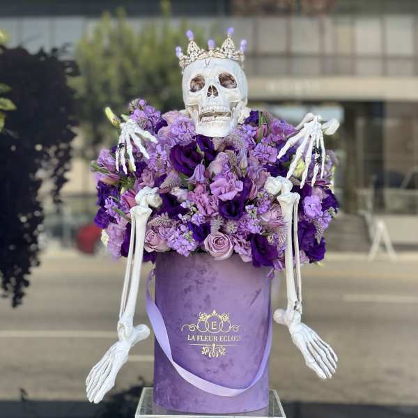 Lavender skeleton