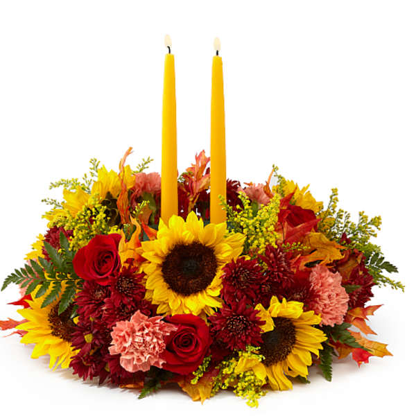Giving Thanks Candle Centerpiece
