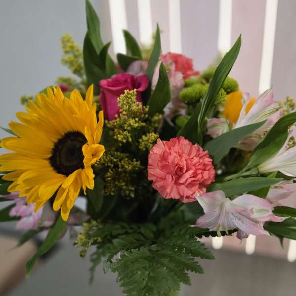 Sunlit garden bouquet