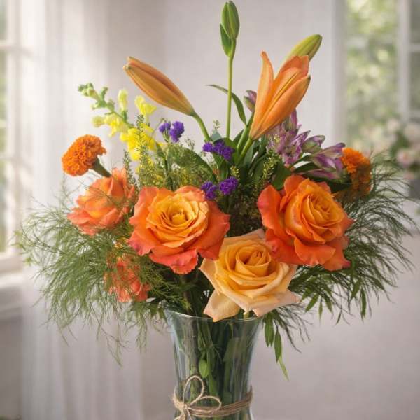 Autumn Radiance Vase