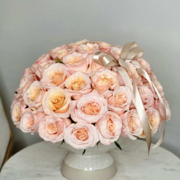 Peach Roses Weeding