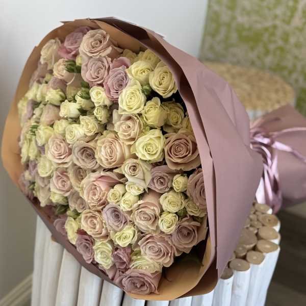 Blush Harmony Rose Bouquet