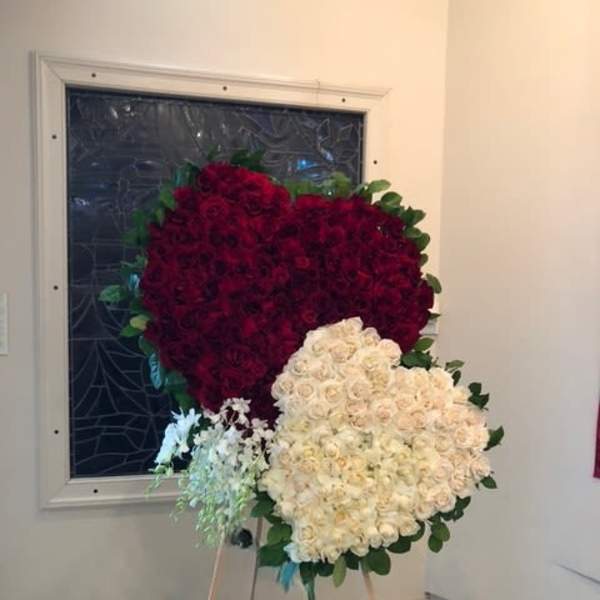 Standing Double Heart