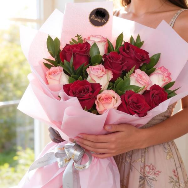 Sweet Affection Wrapped Bouquet