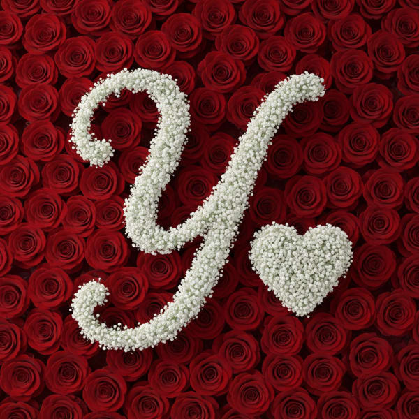 Baby's Breath Letter - Y
