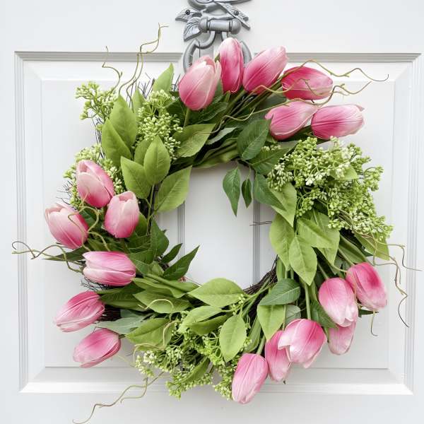 Spring Tulip Wreath