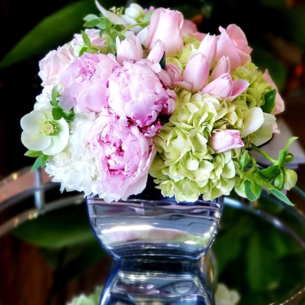 Bel Air Gardens Road peonies