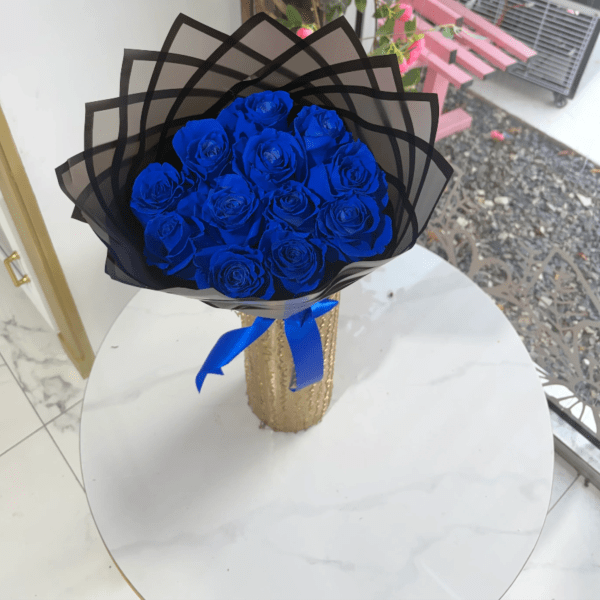 Blue Rose Bouquet