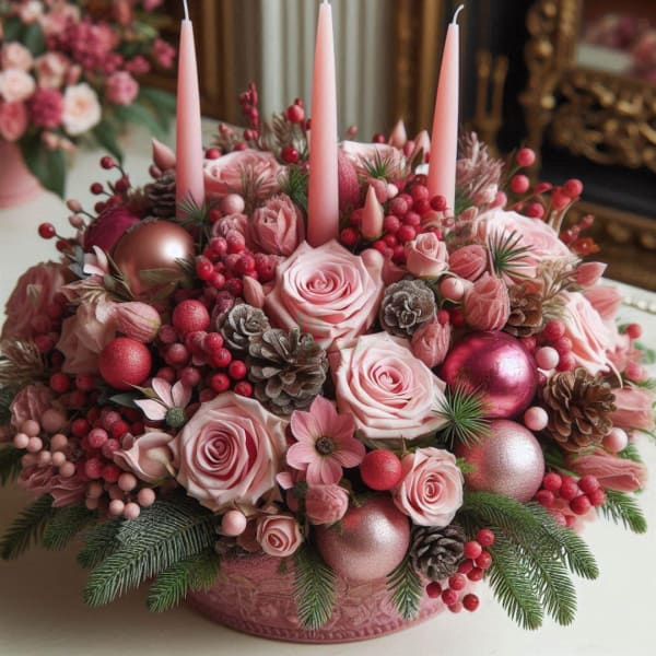 Blushing Beauty Centerpiece