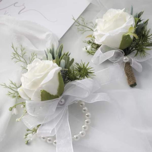 Corsage and Boutonniere Set