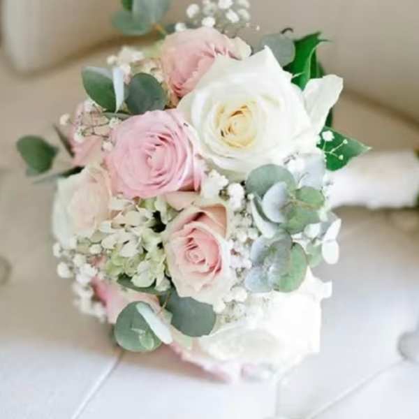 Pink and white mini dance bouquet