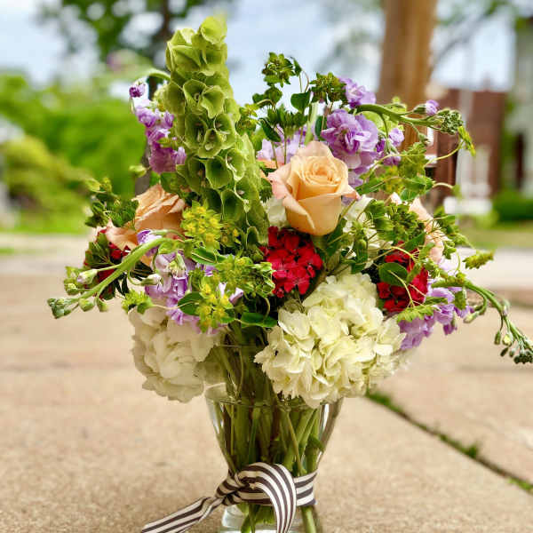 Vibrant street flowers