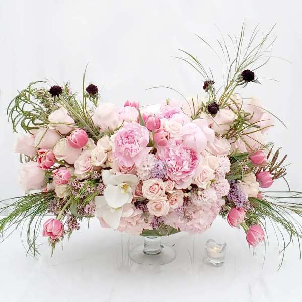 Grand Entrance Pink Designers Choice - Seasonal Flowers