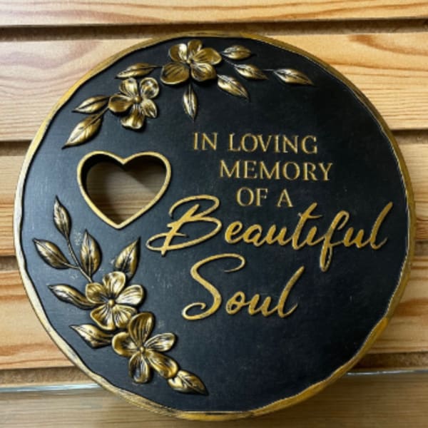 "Beautiful Soul" Golden Plaque