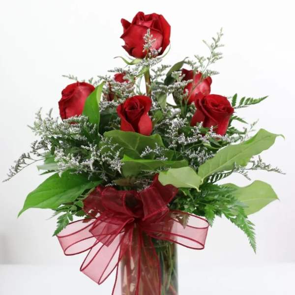 Half Dozen Red Roses