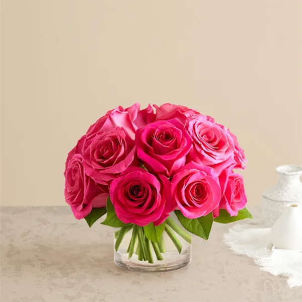 Contemporary Hot Pink Roses