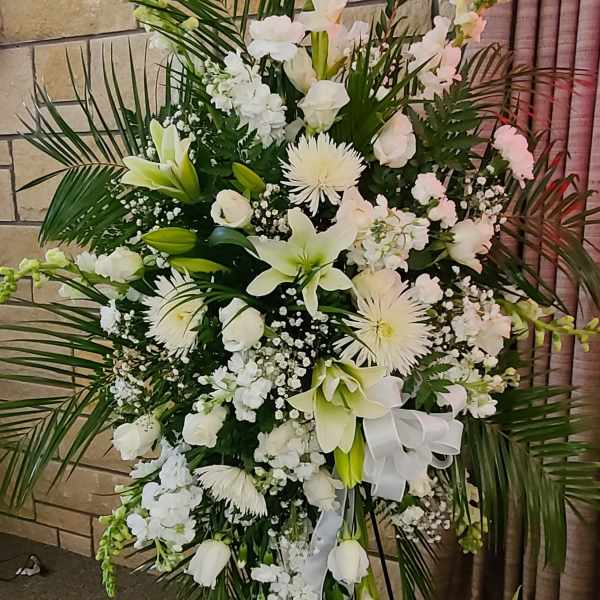 Sincerest Condolences Standing Spray