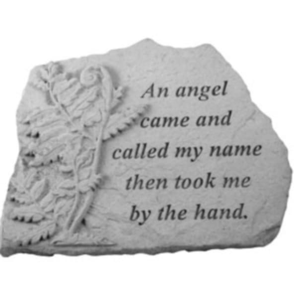Memorial Stone...An angel came