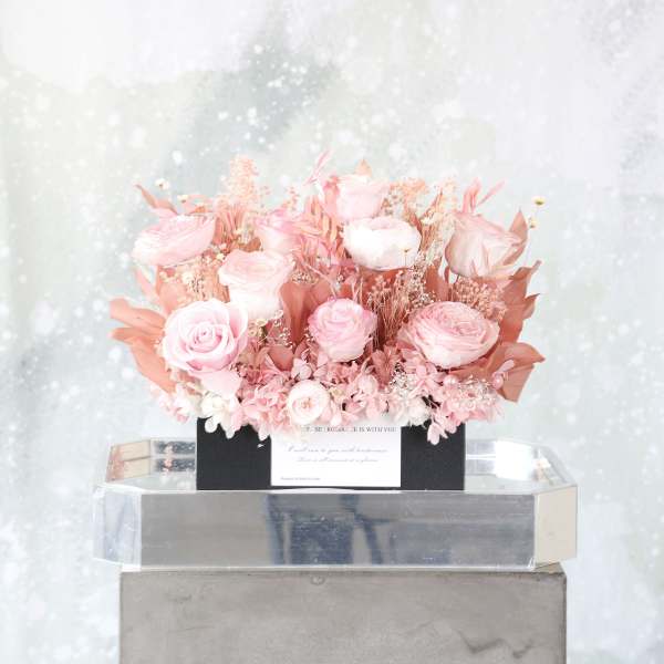 Preserved Pink Rose garden