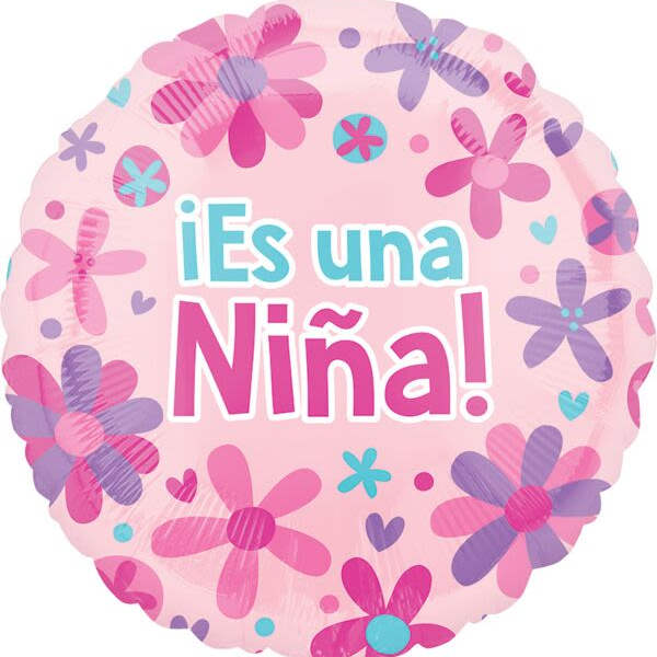 Mylar Es Una Nina Balloon