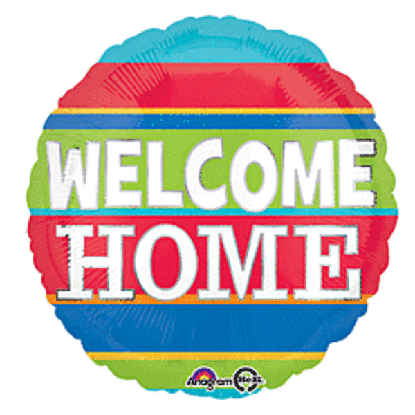 Mylar Welcome Home Balloon