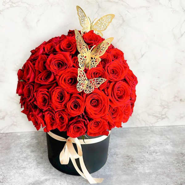 Black Box- Red Roses Butterfly
