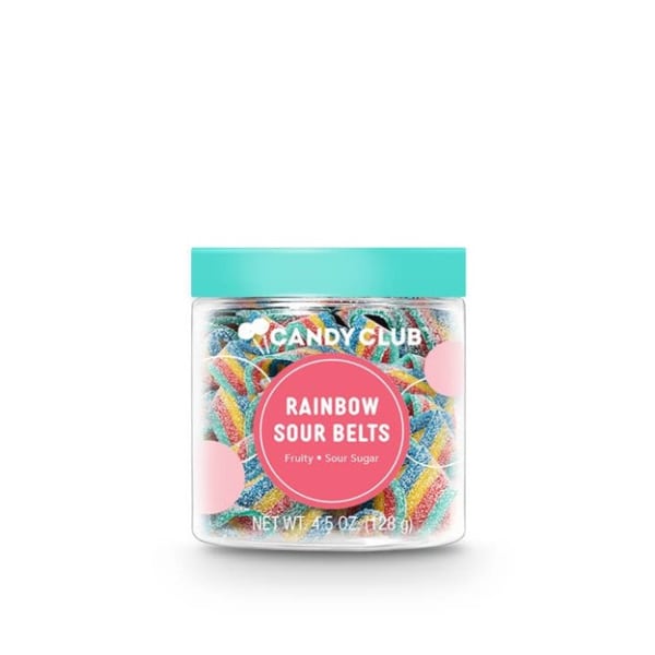 Candy Club Rainbow Sour Belts