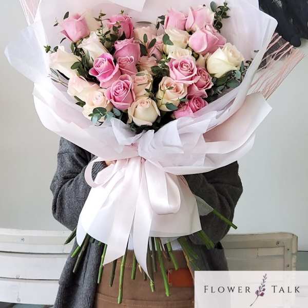 Pink Promise Bouquet (Vase not included)
