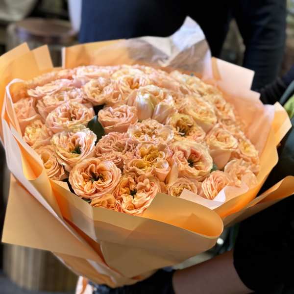 50 melon expression rose bouquet