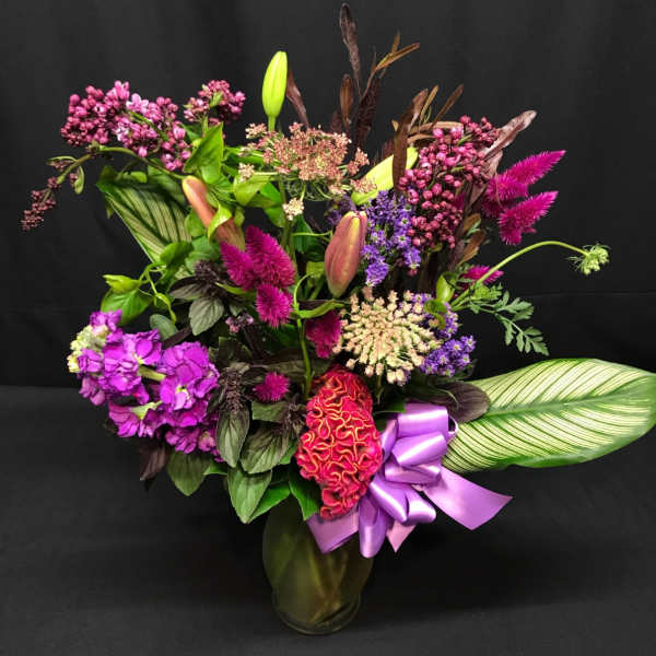 Unique Unusual Rich colorful mixed bouquet