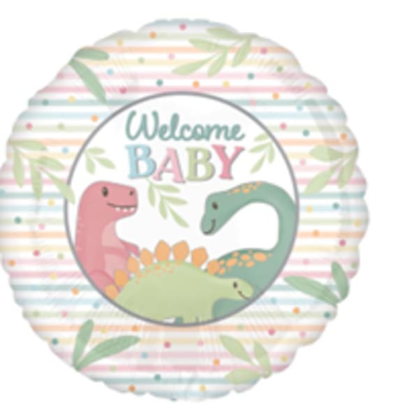 17" Welcome Baby Mylar
