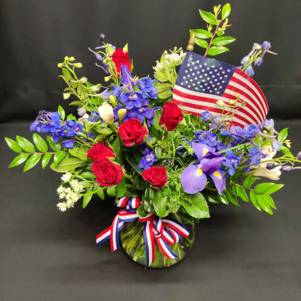 Red White and Blue Centerpiece