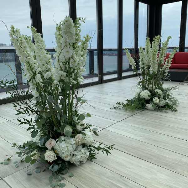 Wedding Ceremony Floral Aisle-lands (Islands)