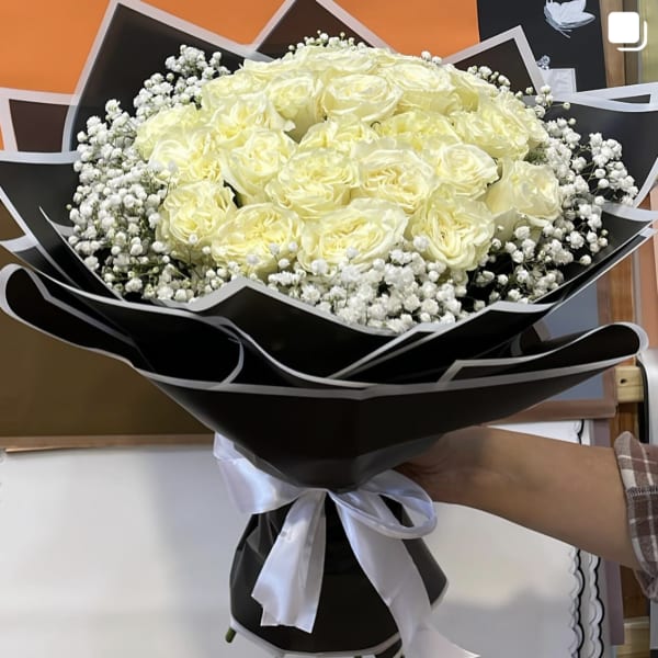 White Roses Bouquet