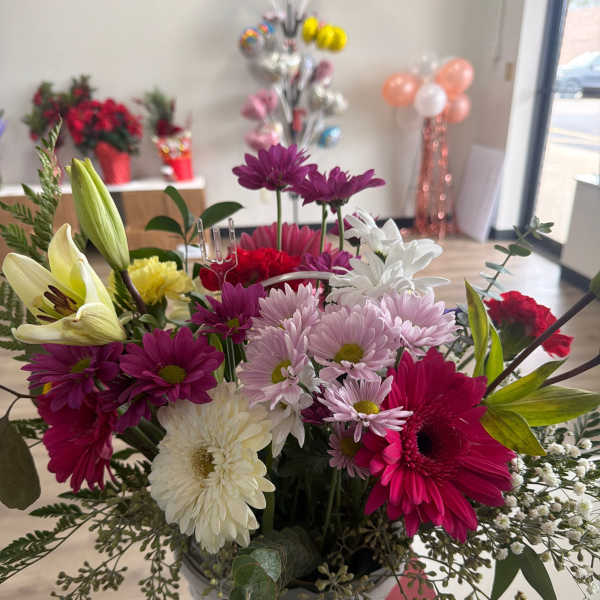 Cheerful color burst