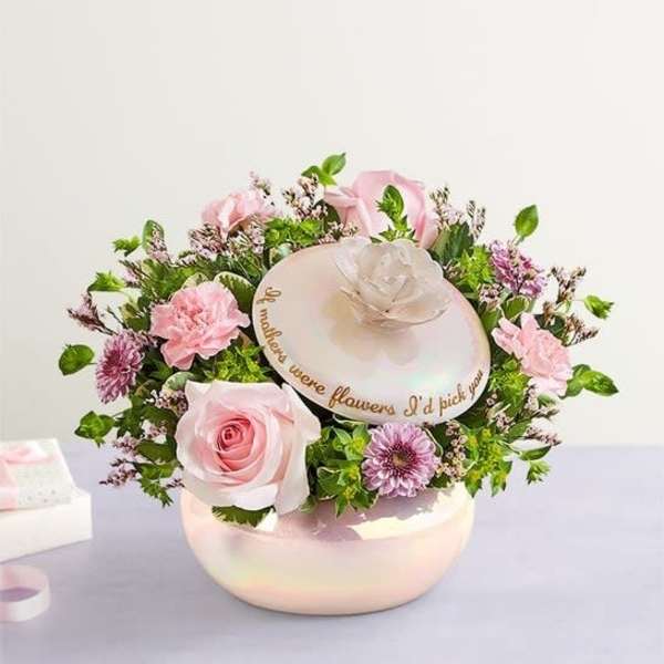 A Mother's Love Pearlized Canister
