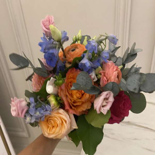 Bridal and bridesmaid bouquet