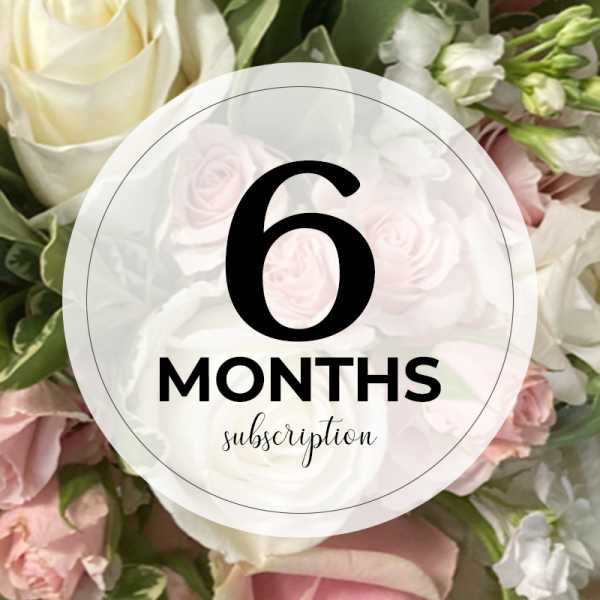 Weekly Flower Subscription - 6 Months