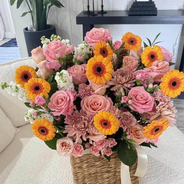 Sunset Garden Basket