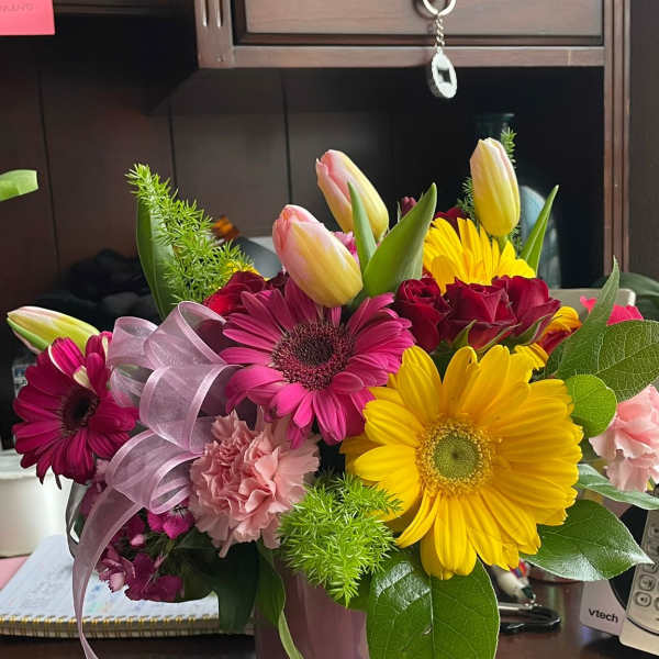 Candy Love, gerbera daisy combination.