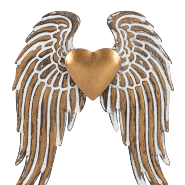 Add-On; Heart with Wings Wall Decor/Ornament